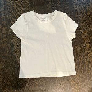 White Chloe top from Brandy Melville